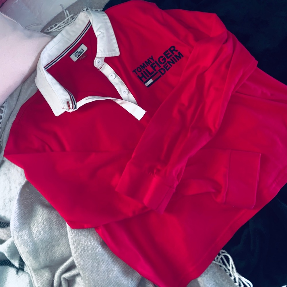 Tommy long sleeve polo